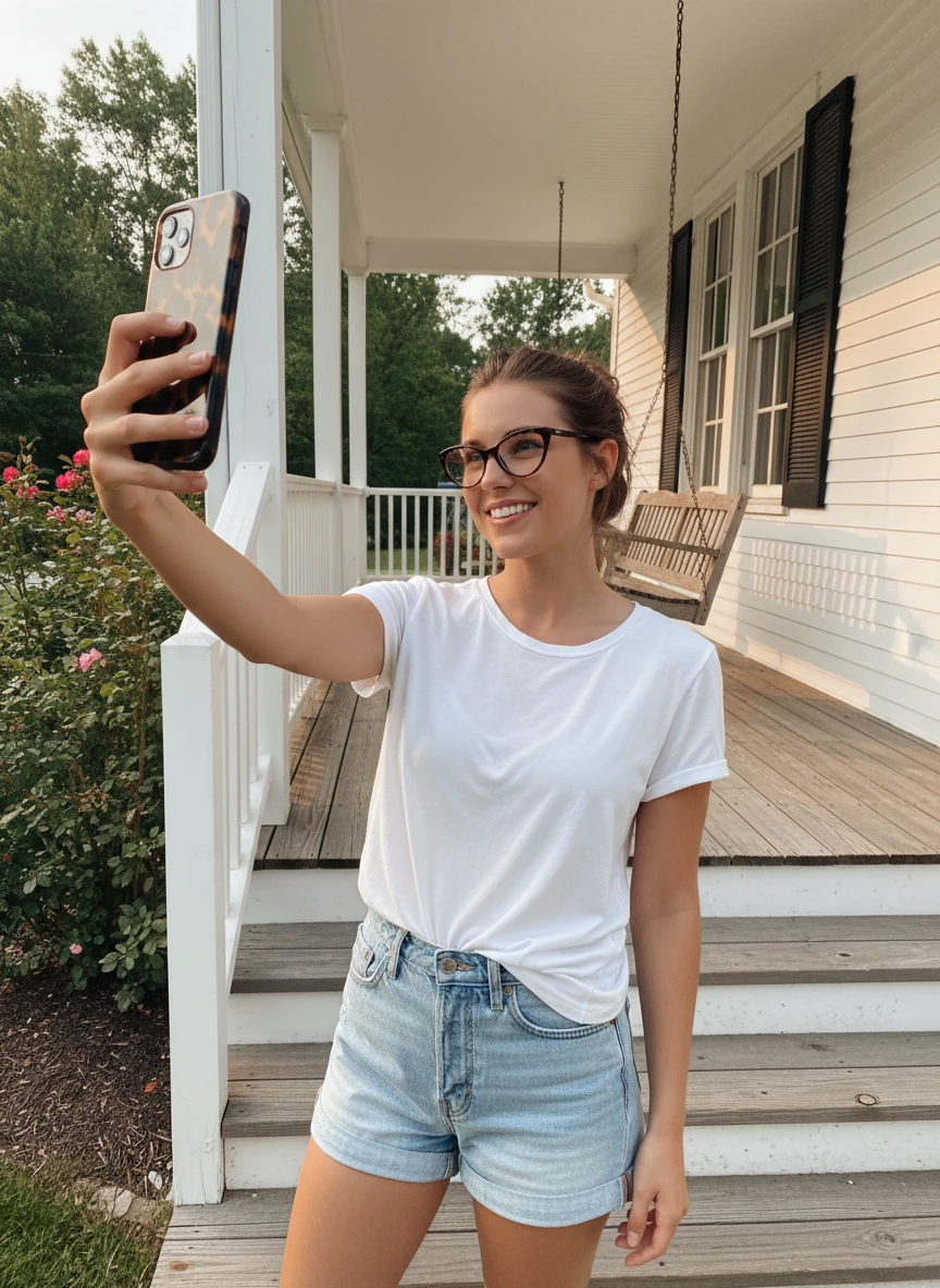 Casual Selfie - before